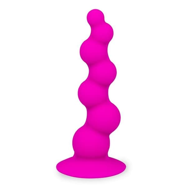 Spiral sugkopp analplugg