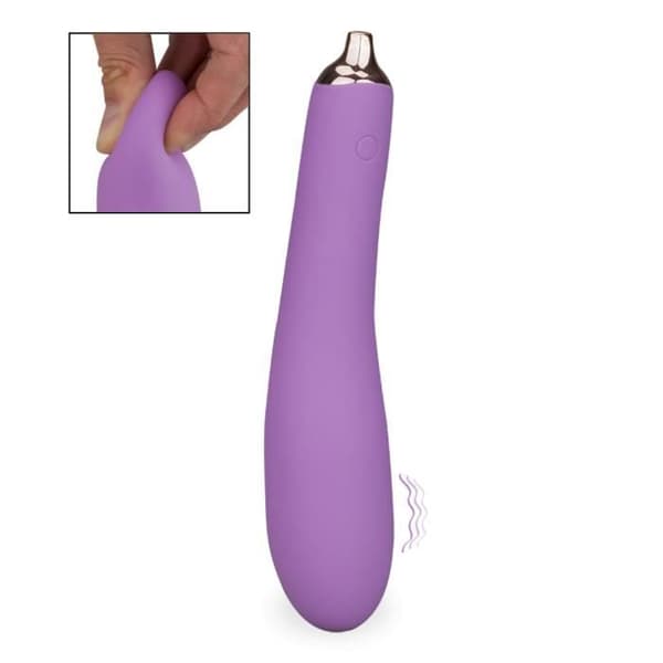 Aubergine 9-läges mjuk vibrator