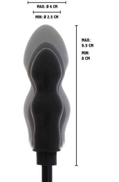Extreme Inflatable Bulb Starter Plug Oppblåsbar analplugg