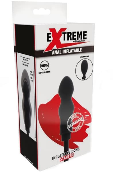 Extreme Inflatable Bulb Starter Plug Oppblåsbar analplugg