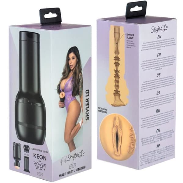 Masturbator - KIIROO - Feel Skyler - Sugrande - Kompatibel med PowerBlow - Svart