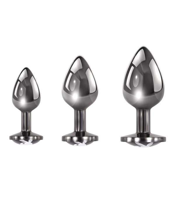 Playboy - Pleasure 3 Ways Anal Plug Set