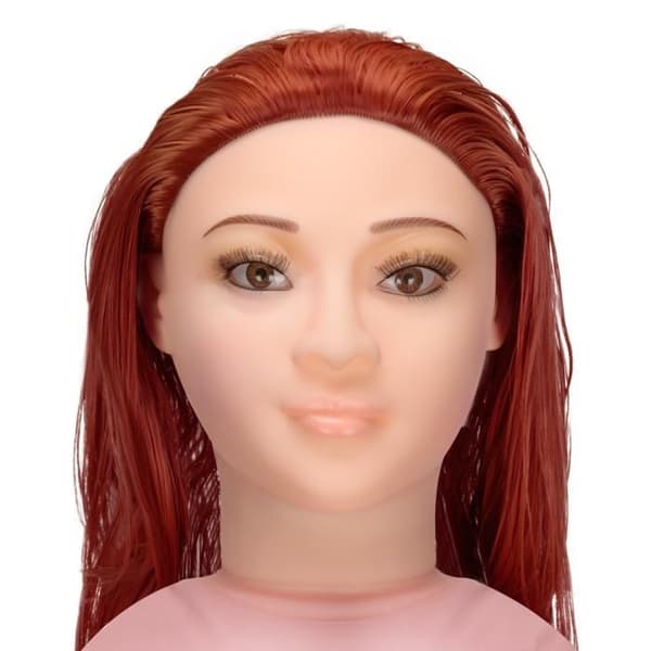 Uppblåsbar docka - Arielle - Ljus hy - PVC och TPE - 160 cm - Vibrerande ägg ingår