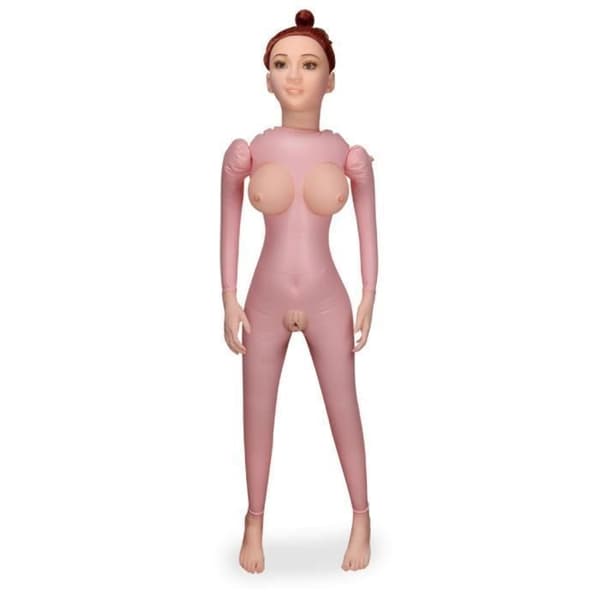Uppblåsbar docka - Arielle - Ljus hy - PVC och TPE - 160 cm - Vibrerande ägg ingår