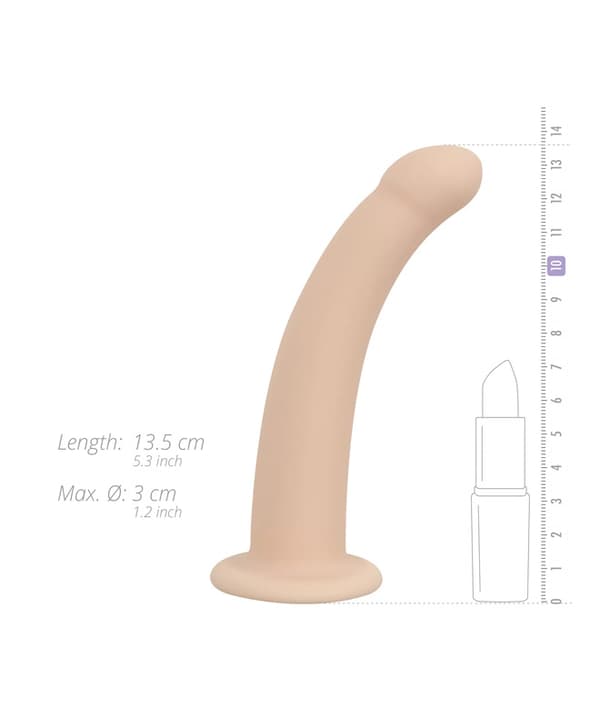 Strap-On Dildo with Harness - Curved