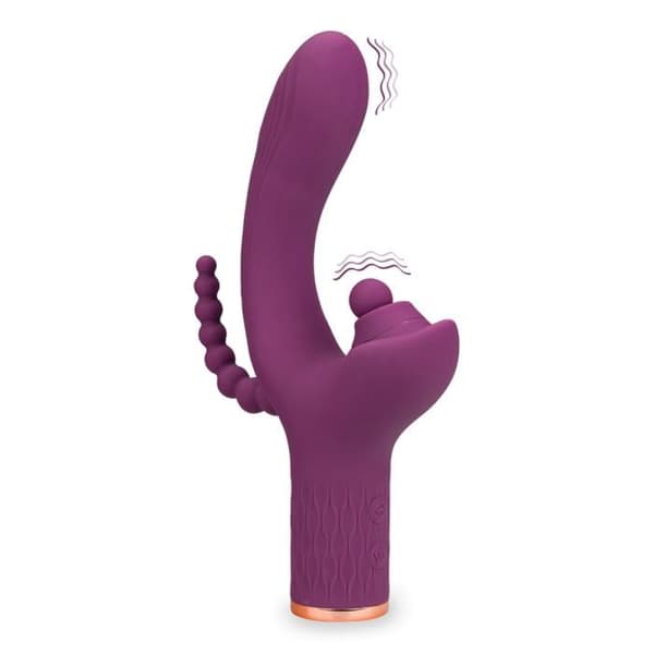 Funky trippelstimulerande kaninvibrator