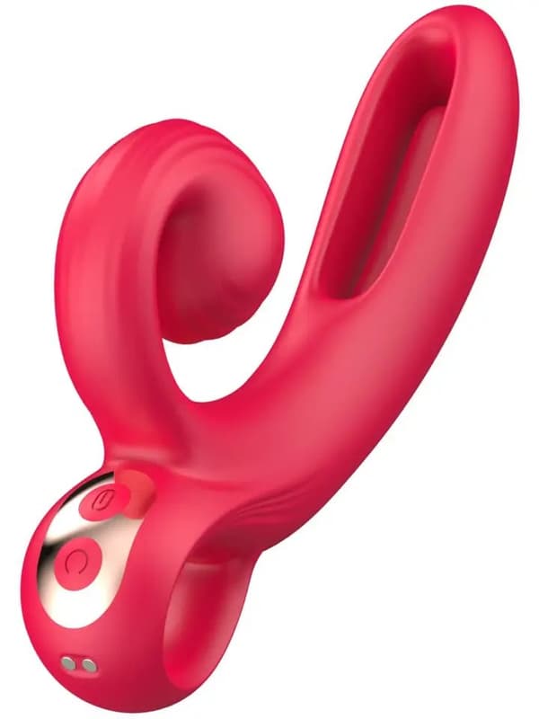 Vibrator With Tongue & Clitoral Stimulation Klitorissimulator