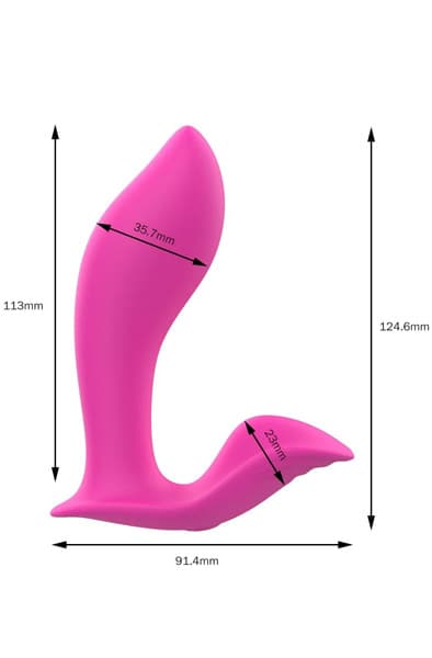 Pink Wearable Vibrator With Remote G-piste vibraattori