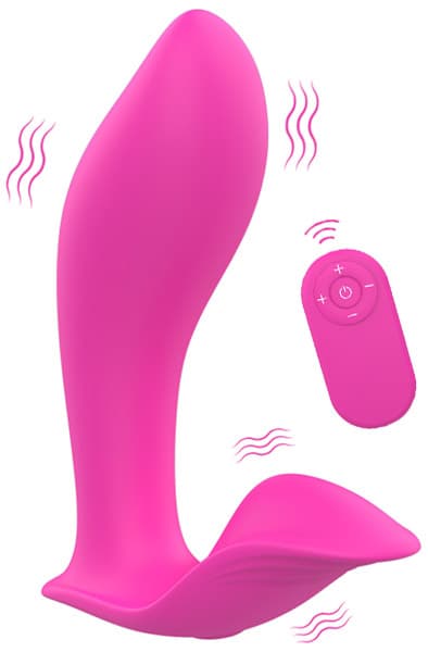 Pink Wearable Vibrator With Remote G-piste vibraattori