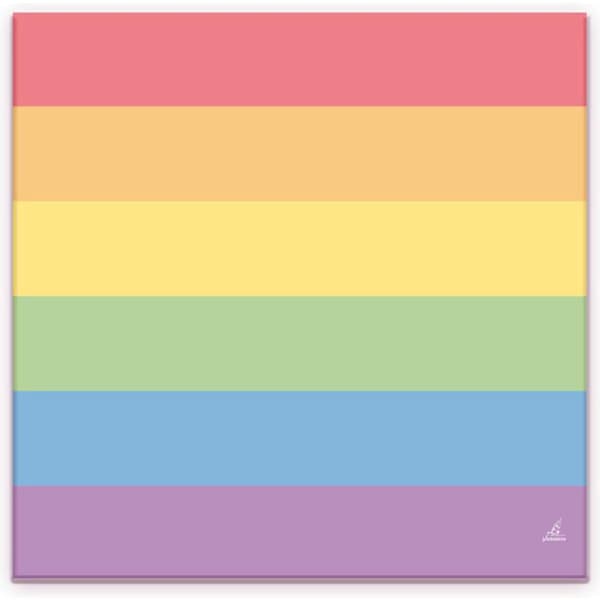 Set of 20 Napkins with the LGBT+ Colors