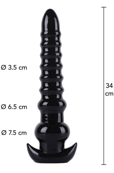 Extreme XXL Anal Drill 34 cm Ekstra tyk analplug