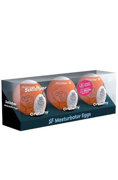 Masturbator Egg Crunchy 3-pcs Onaniegg