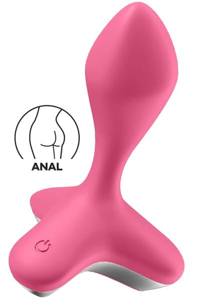 Satisfyer Game Changer Plug Vibrator Pink Analplug med vibrator