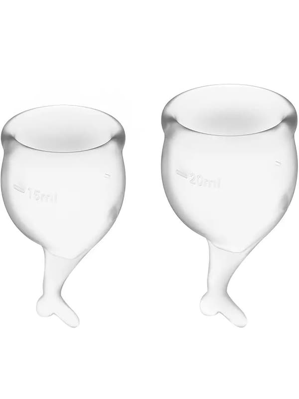 Feel Secure Menstrual Cup Transparent Kuukuppi