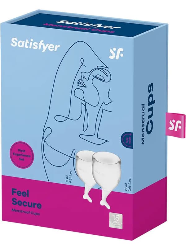 Feel Secure Menstrual Cup Transparent Kuukuppi