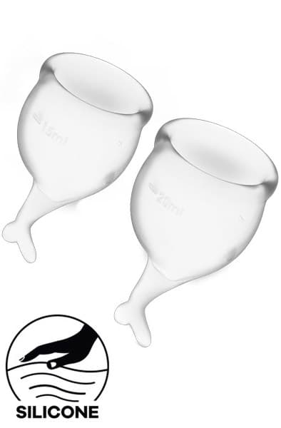Feel Secure Menstrual Cup Transparent Kuukuppi