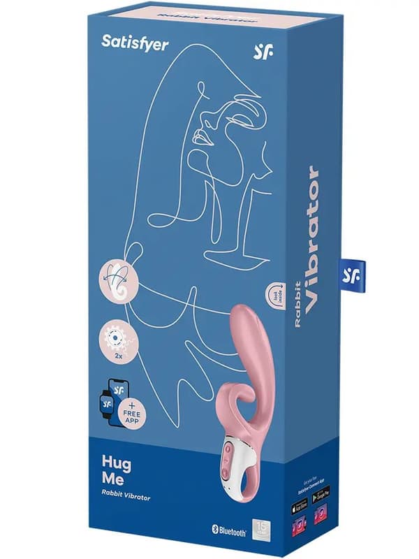 Satisfyer Hug Me Rabbit Vibrator Pink Rabbitvibrator