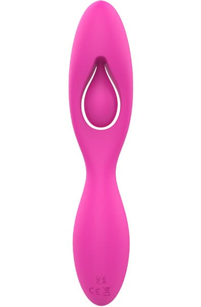 Pink Bendable G-Spot & Clitoris Vibrator G-punktsvibrator