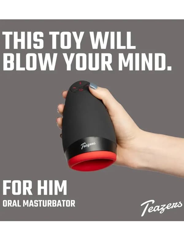 Teazers Heat & Vibration Masturbator Masturbator med vibrator