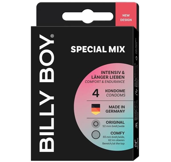 Billy Boy kondomer Spesialblanding 4stk