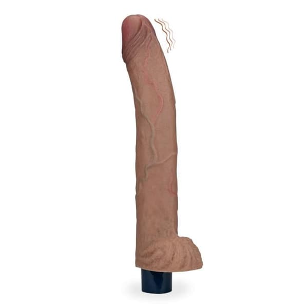 Ultrarealistisk vibrerande silikondildo 24,0 cm Giuseppe