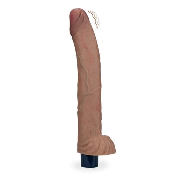 Ultrarealistisk vibrerande silikondildo 24,0 cm Giuseppe