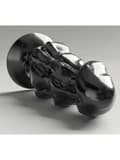 Miniatyrbilde 4 av 5: All Black Steroïd Shuttlecock 25 cm XL dildo