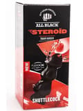 Miniatyrbilde 5 av 5: All Black Steroïd Shuttlecock 25 cm XL dildo