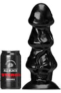 Miniatyrbilde 1 av 5: All Black Steroïd Shuttlecock 25 cm XL dildo