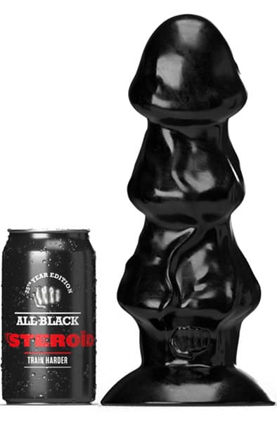 All Black Steroïd Shuttlecock 25 cm XL dildo