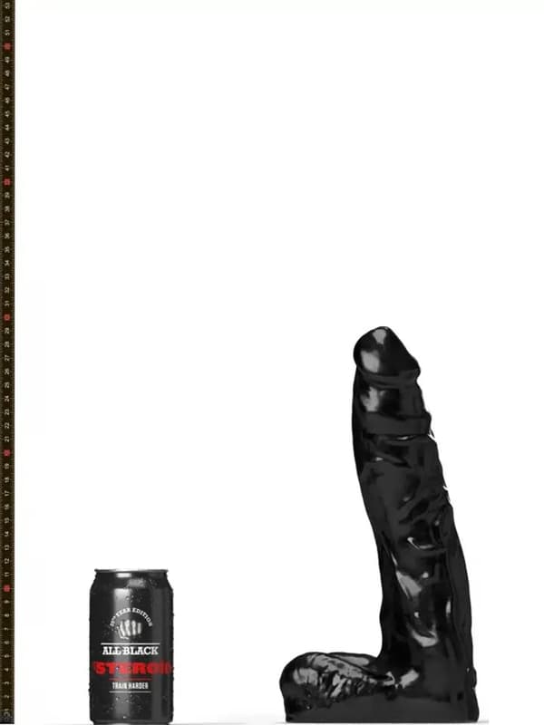 All Black Steroïd The Coach 29,5 cm XL dildo