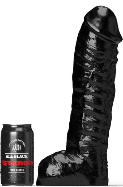 All Black Steroïd The Gym Buddy 33 cm XL dildo