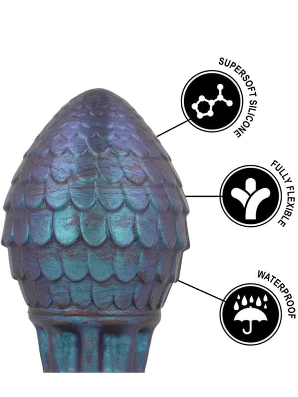 Vrakos Dragon Egg Anal Plug 13,5 cm XL Buttplug