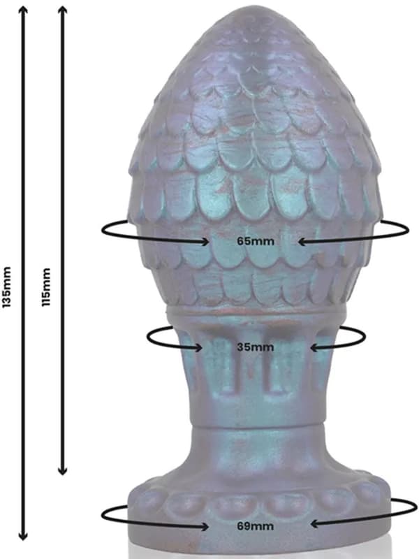 Vrakos Dragon Egg Anal Plug 13,5 cm XL Buttplug