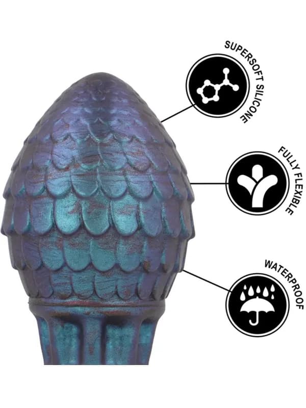 Vrakos Dragon Egg Anal Plug 11,5 cm XL Buttplug