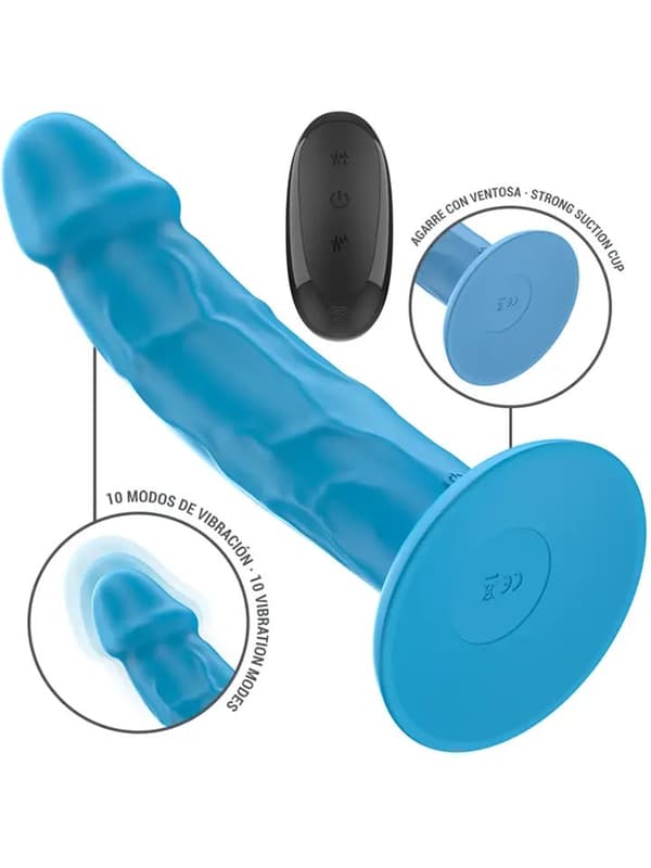 Phoebe Realistic Vibrator 10 Modes Remote Control Vibrerende dilator