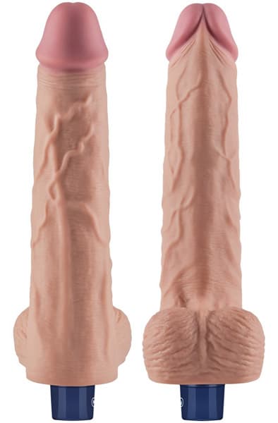Rechargeable Vibrating Dildo 25,3 cm Vibrerende dildo