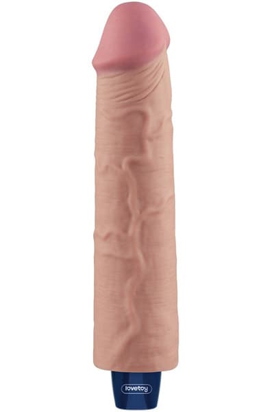 Rechargeable Vibrating Dildo 23,7 cm Vibrerende dildo