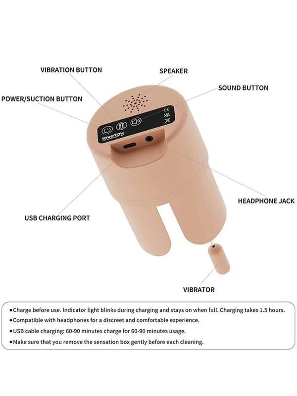 Lovetoy Streetgirl Sensation Pulse Brown Sexdokke