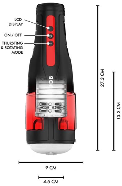 Storm Thrust & Suction Vagina Masturbator Automatisk masturbatr