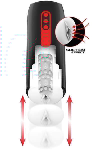 Phantom Thrust & Suction Vagina Masturbator Automatisk masturbatr