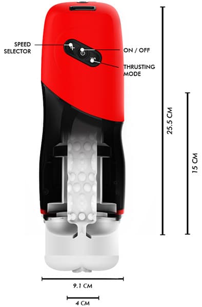 Xpeed Automatic Suction Vagina Masturbator Masturbator med motor