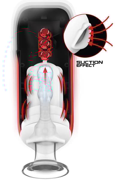 Blaze Suction & Vibration Mouth Masturbator Masturbator