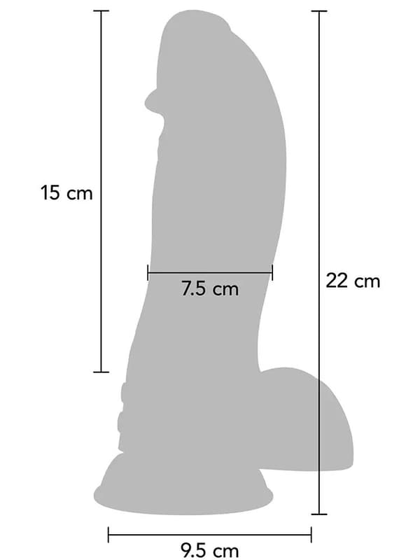 Vibrating Dinosaur Monster Dildo 22 cm Monster dildo
