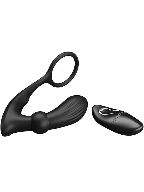 Pretty Love Warren Prostate Stimulator Analplug with penisring
