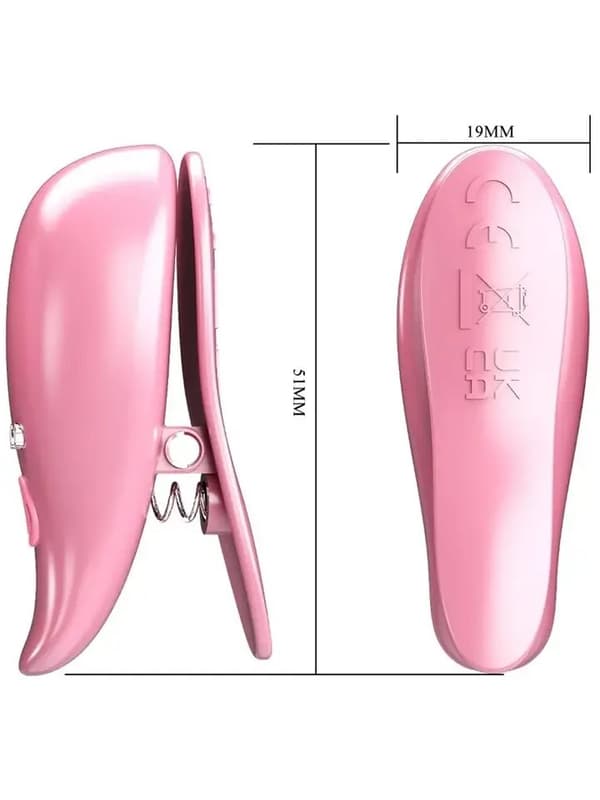 Leaf Wireless Vibrating Nipple Clamps Brystvorteklemmer med vibrering