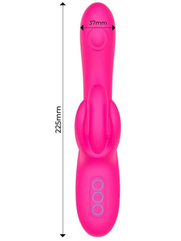 Double Tapping & Finger Wiggling Vibe Rabbit vibrator