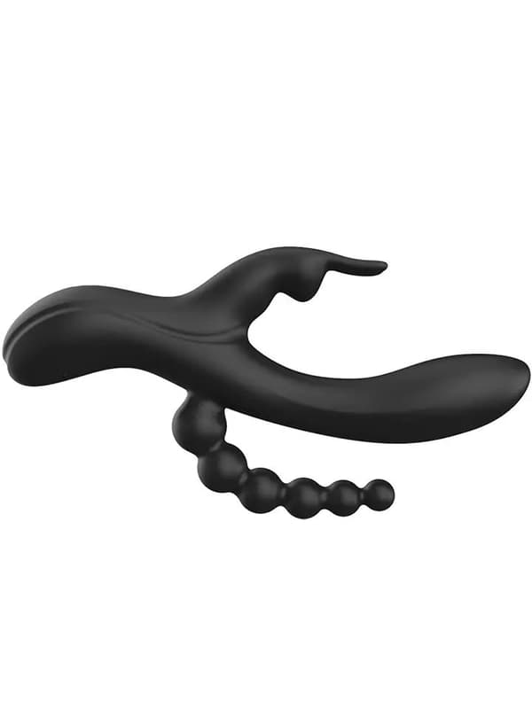 Noir Euphoria Liquid Silicone Triple Pleasure Rabbit vibrator