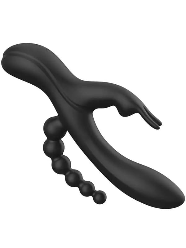 Noir Euphoria Liquid Silicone Triple Pleasure Rabbit vibrator