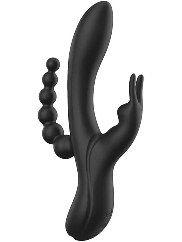 Noir Euphoria Liquid Silicone Triple Pleasure Rabbit vibrator